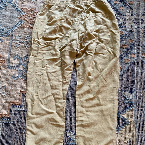 Zara Fluid Wash Linen Pants SIZE LARGE - Picture 4 of 7